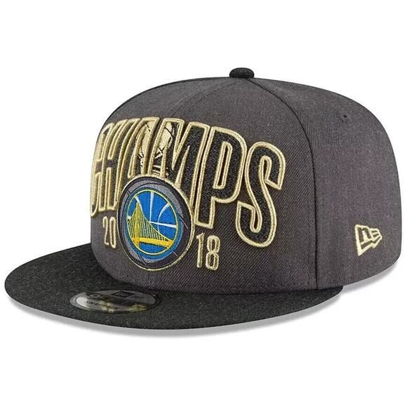 Golden State Warriors Mens New Era 9FIFTY 2018 NBA Finals Champ Snapback Hat Cap - Picture 1 of 6